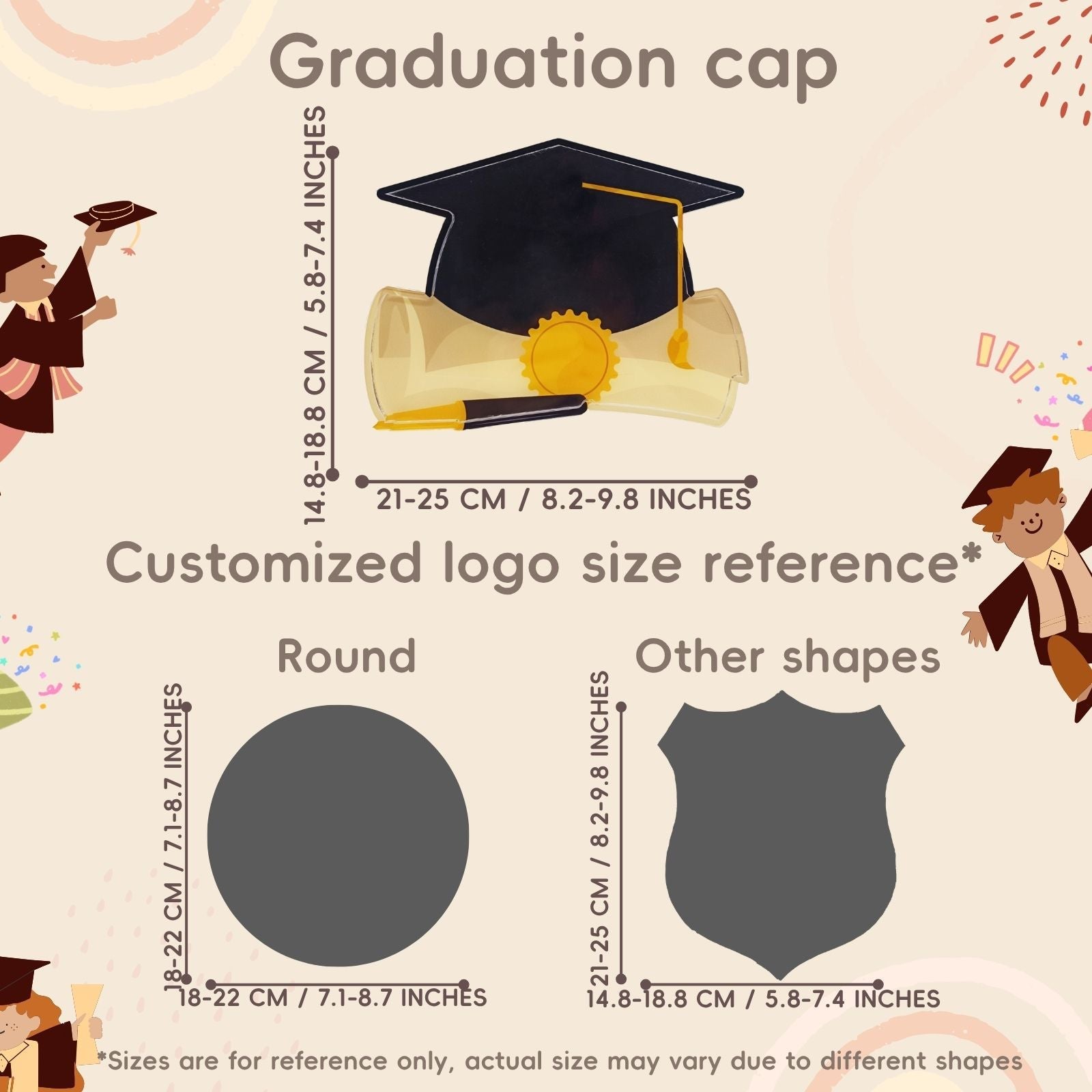 Personalised 4D Shaker Graduation Photo Frame Gift,Gifts From Nursery Primary School Leavers,Leaving College To Teachers For Her Him Daughter - uniqicon