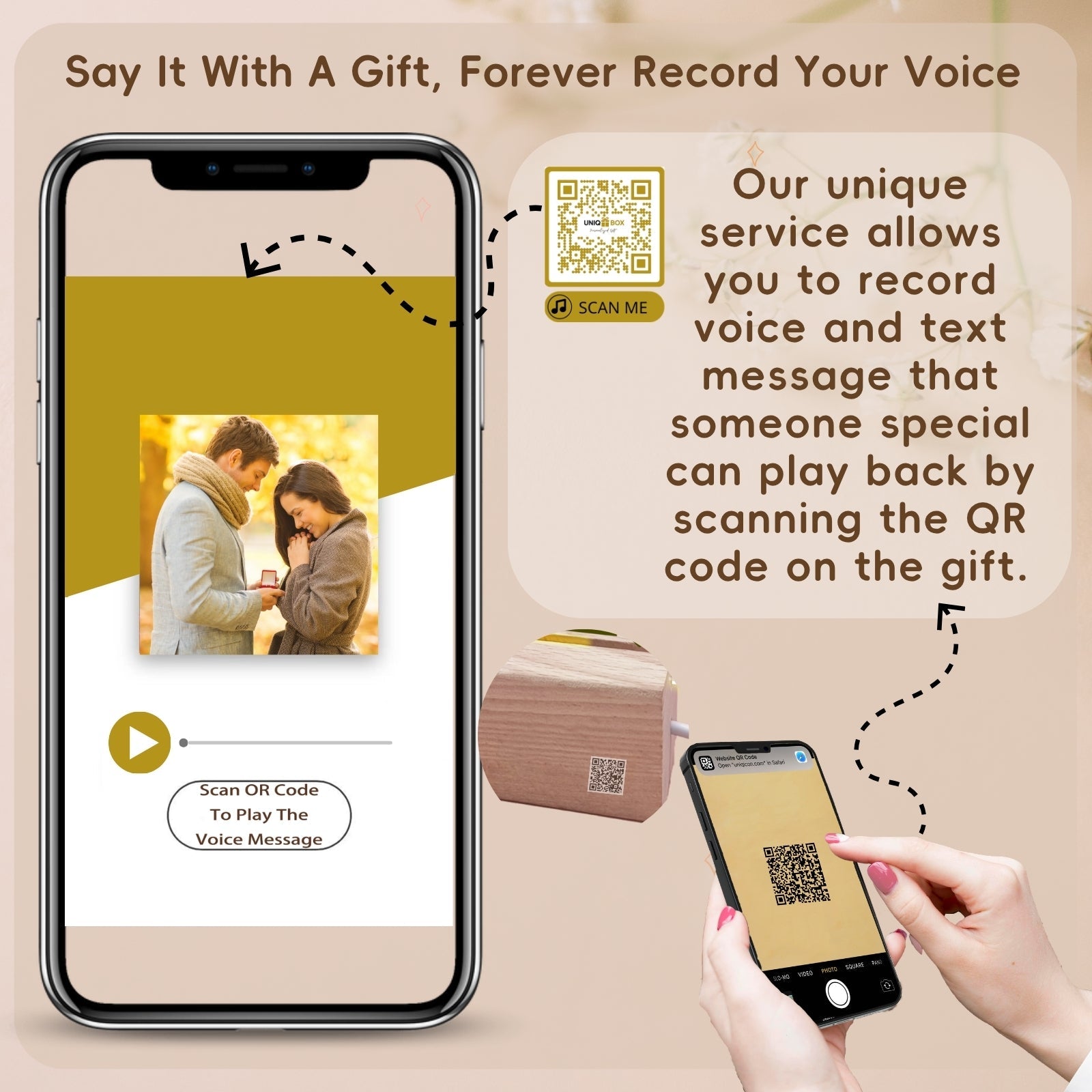 Gifts for Boyfriend, Girlfriend Birthday, Personalised Spotify Song Plaque Photo Frame,Customised Sentimental Cute Anniversar ypresent for Him Her Couple BF men - uniqicon