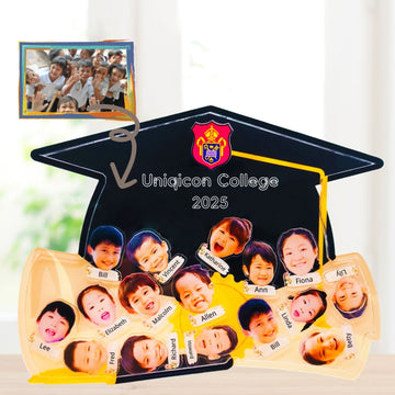 Personalised 4D Shaker Graduation Photo Frame Gift,Gifts From Nursery Primary School Leavers,Leaving College To Teachers For Her Him Daughter