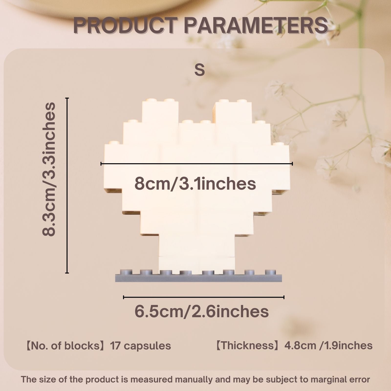 Personalised Photo Puzzle Building Brick Gift, Custom Picture Jigsaw Block, Customised DIY Valentine's Anniversary Birthday Funny Love Gifts for him couple her women dad Christmas fathers wedding day - uniqicon