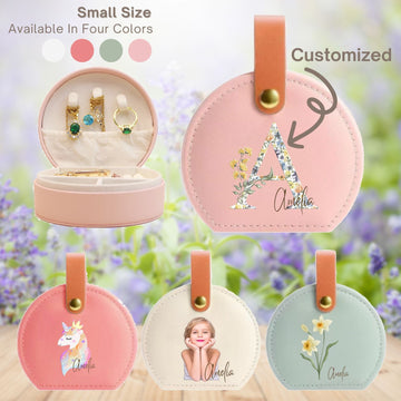 Personalised Small Jewellery Box,Holiday Travel Essentials Presents Organiser Gift,Travel Small Organiser Gift,Holiday Essentials Presents
