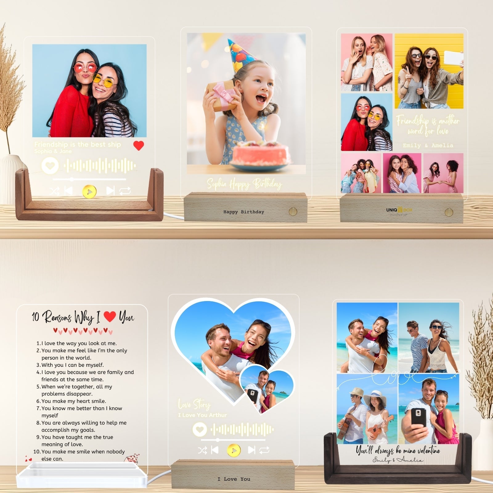 Personalised Spotify Friend Plaque — Best Friend Birthday with Voice Message - uniqicon