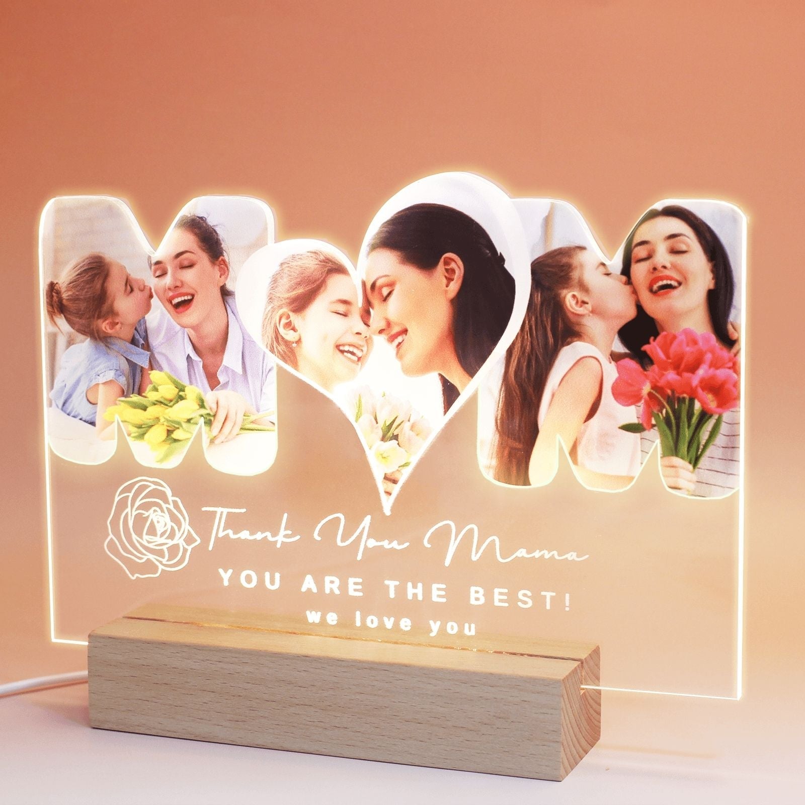 uniqicon Spotify Plaque QR Code music Acrylic picture frames Birthday Personalized Gifts for boyfriend women him sister - uniqicon